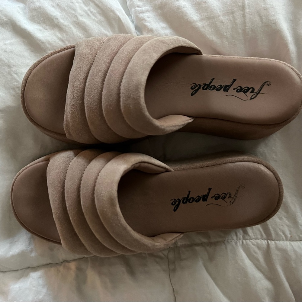 Free people almost paradise platform sandal